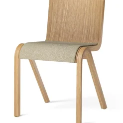 Ready Chair, Upholstered Front, Oak / Bouclé 02