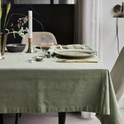 Real Tablecloth 140x240 cm, Olive