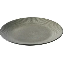 Relief Plate 22 cm, Grey
