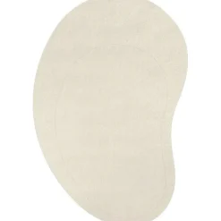 Residue Wool Rug 180x270 cm, Bone White