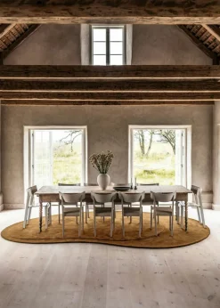 Residue Wool Rug 180x270 cm, Bone White