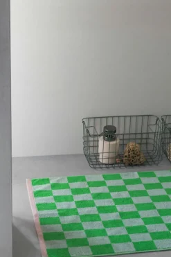 Retro Bath Mat 50x80 cm, Classic Green