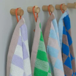 Retro Towel 50x90 cm, Cobalt-blue