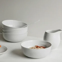 Rhombe Bowl Ø15,5 cm, White