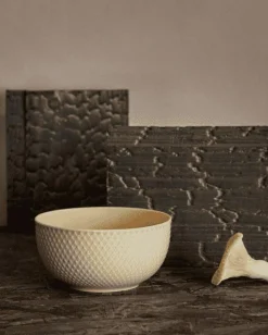 Rhombe Earth Bowl 13 cm, Marble 13 cm, Marble