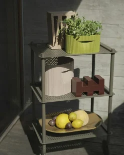 Ridge Planter 13 cm, Off-white