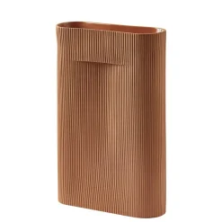 Ridge Vase 48 cm, Beige