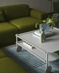 Ridge Vase Frosted Glass 16,5 cm, Taupe