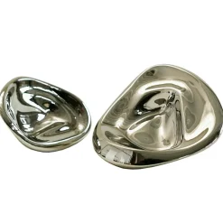 Ripple Knob Wall Hook 8 cm, Silver