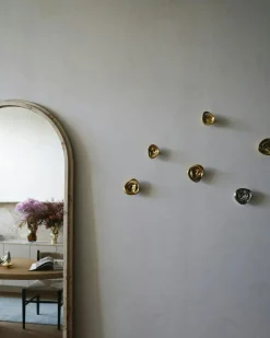 Ripple Knob Wall Hook 9 cm, Silver