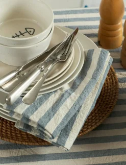 Riviera Napkin 45x45 cm 4-pack, Azure