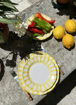 Riviera Side Plate 20 cm, Yellow