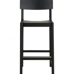 Rod Bar Stool 65 cm, Black Stained Ash