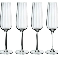 Rose Garden Champagne Glass 4-pack