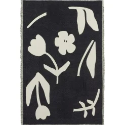 Rosita Throw 130x180 cm, Black