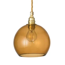 Rowan Pendant Ø15,5, Golden Smoke