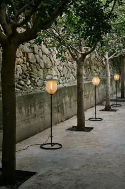 Satellite Floor Lamp Outdoor, Cream White Semi Matt