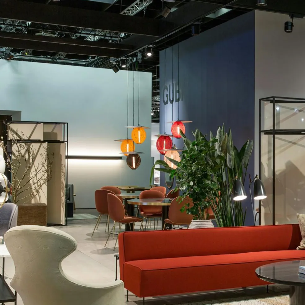 Satellite Pendant 27 cm, Shy Cherry