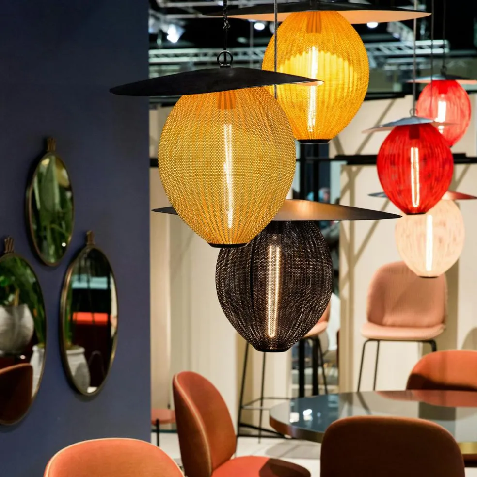 Satellite Pendant 27 cm, Shy Cherry