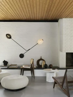Satellite Wall/Ceiling Lamp, Soft Black