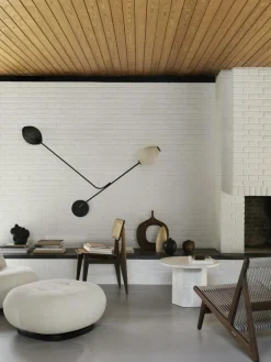 Satellite Wall/Ceiling Lamp, Soft Black