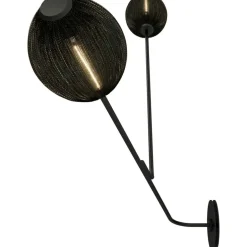 Satellite Wall/Ceiling Lamp, Soft Black