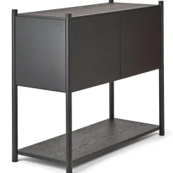 Sceene Bookcase C, Black Oak