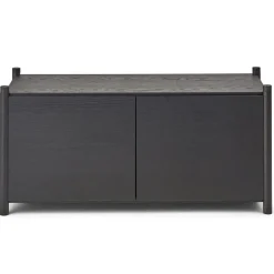 Sceene Bookcase G, Black Oak