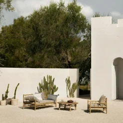 Seat Cushion For Armchair, White