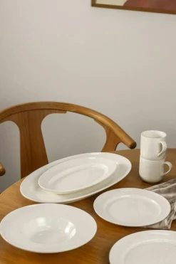 Serving Dish Oval 25x42 cm, Vanilla