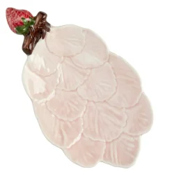 Serving Dish, Turquoise/Lemon