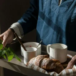 Serving Tray 18x28.5 cm, Mole, Cream White