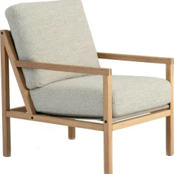 Seventy Five Wood Armchair, Oak / Sheepskin Scandinavian Grey