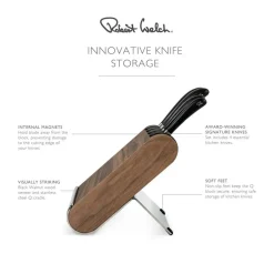 Signature Q Knife Block With 4 Knives, Ash