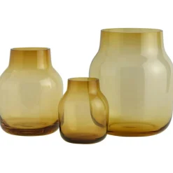 Silent Vase Ø11 cm, Burnt Orange