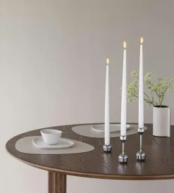 Silhouette 34 Candlesticks 2-pack, Chrome