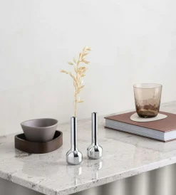 Silhouette Vase 12 cm, Chrome