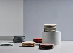 Singles Coaster With Holder, Black