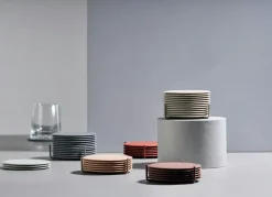 Singles Coaster With Holder, Black