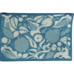 Skogbunn By Hands Baby Plaid, 67x100 cm Blue, Nature