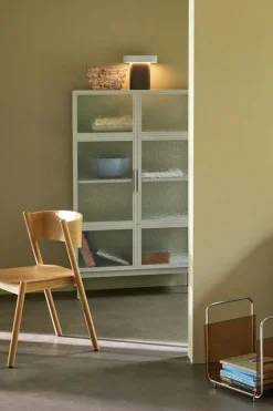 Sleek Table Lamp, Beige/Orange