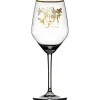 Slice Of Life Rosé/White Wine Glass, Gold