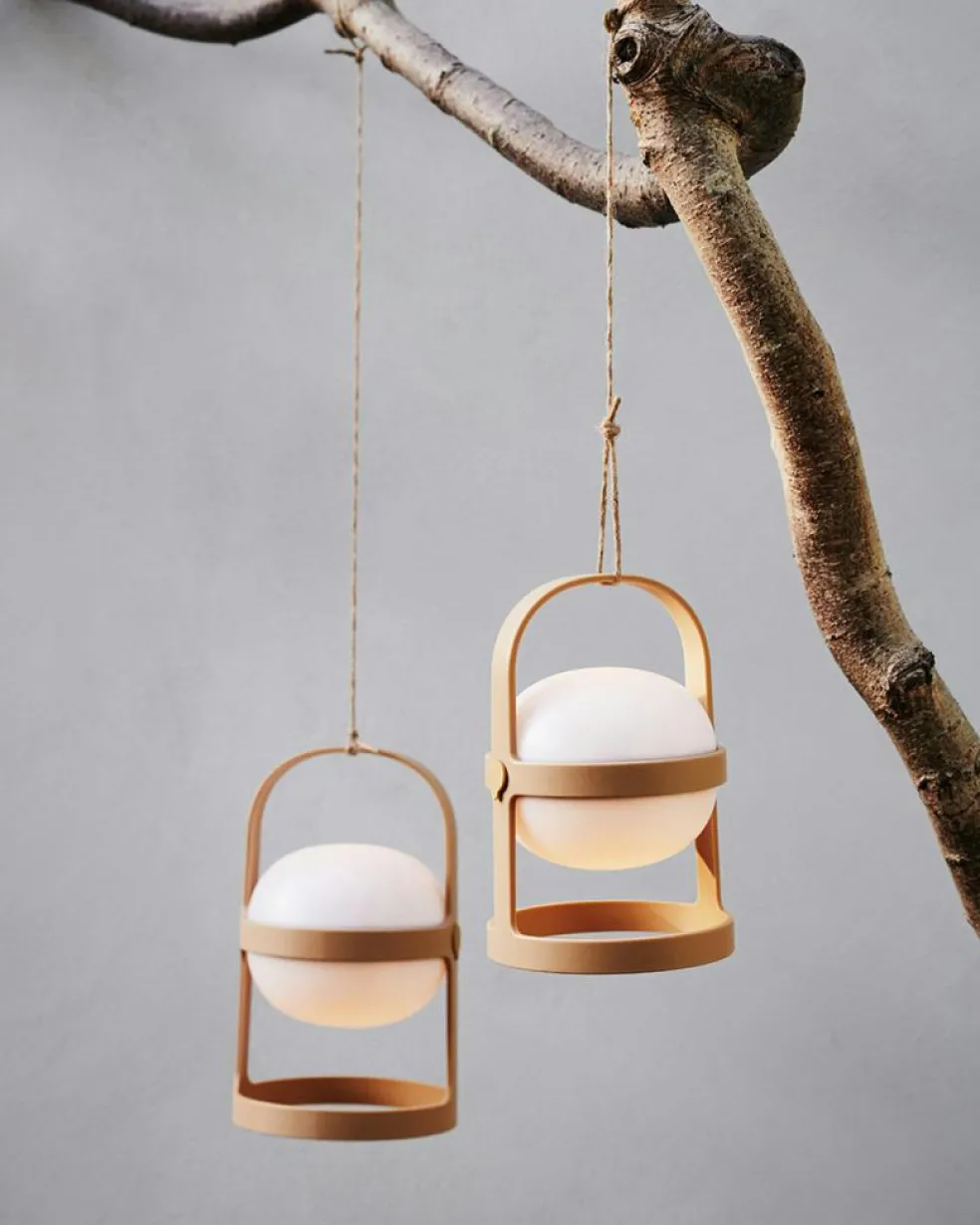 Soft Spot Solar Circular Lamp Portable 25 cm, Blue