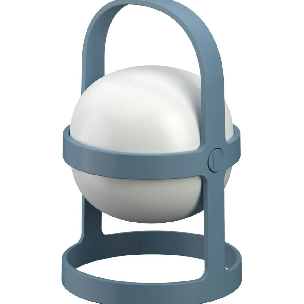Soft Spot Solar Circular Lamp Portable 25 cm, Blue