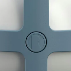 Soft Spot Solar Circular Lamp Portable 25 cm, Blue