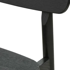 Soma Bar Stool, Black Painted Ash