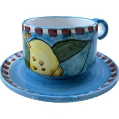 Sorrento Limone Teacup With Saucer