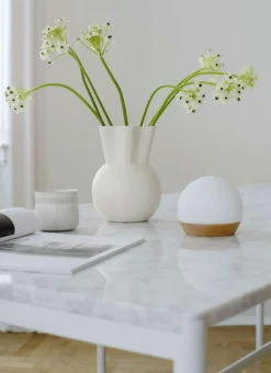 Spring Snowball Portable Table Lamp Ø11 cm, White