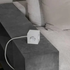 Square 1 Extension Cord With USB-C / Magnet 1,8 m, Stockholm Black