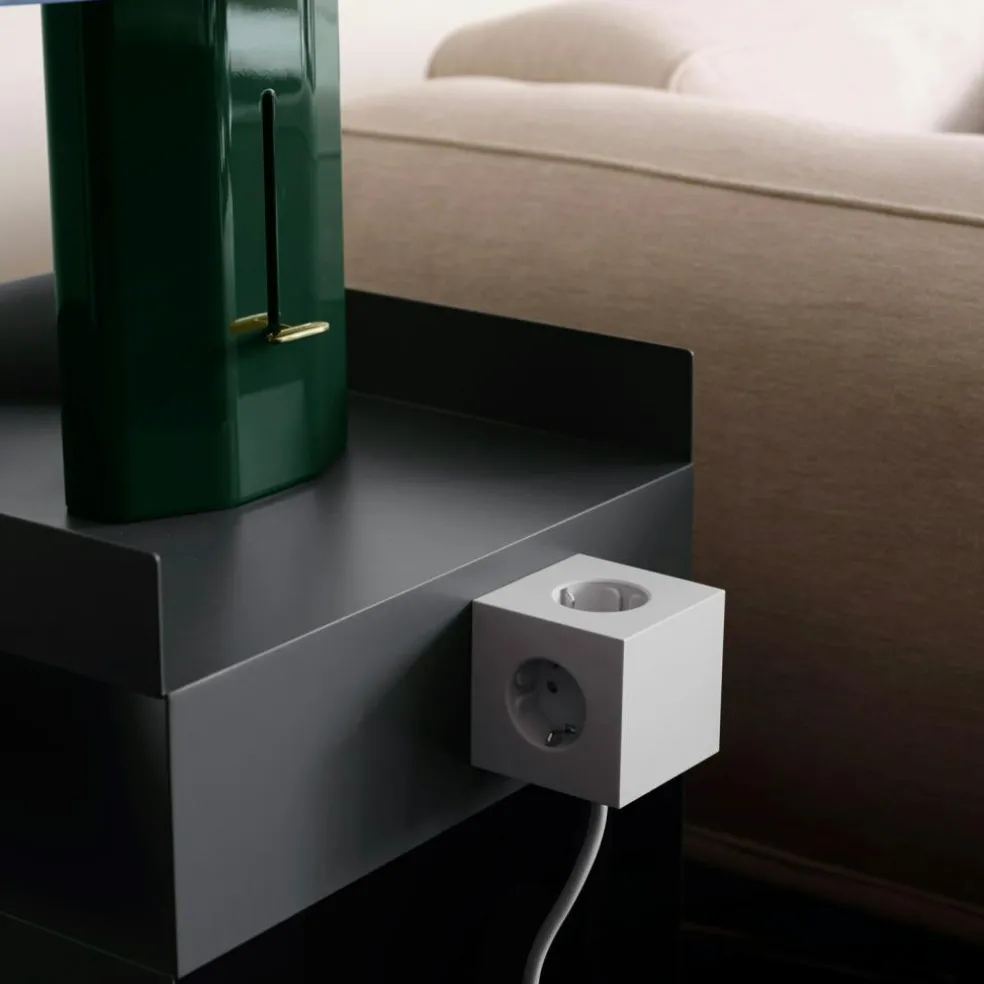 Square 1 Extension Cord With USB-C / Magnet 1,8 m, Stockholm Black